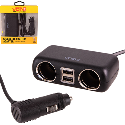 ������������ (����������) ����������� VOIN 2 ������ +2USB 2400mA 12/24V SC-2004L ���