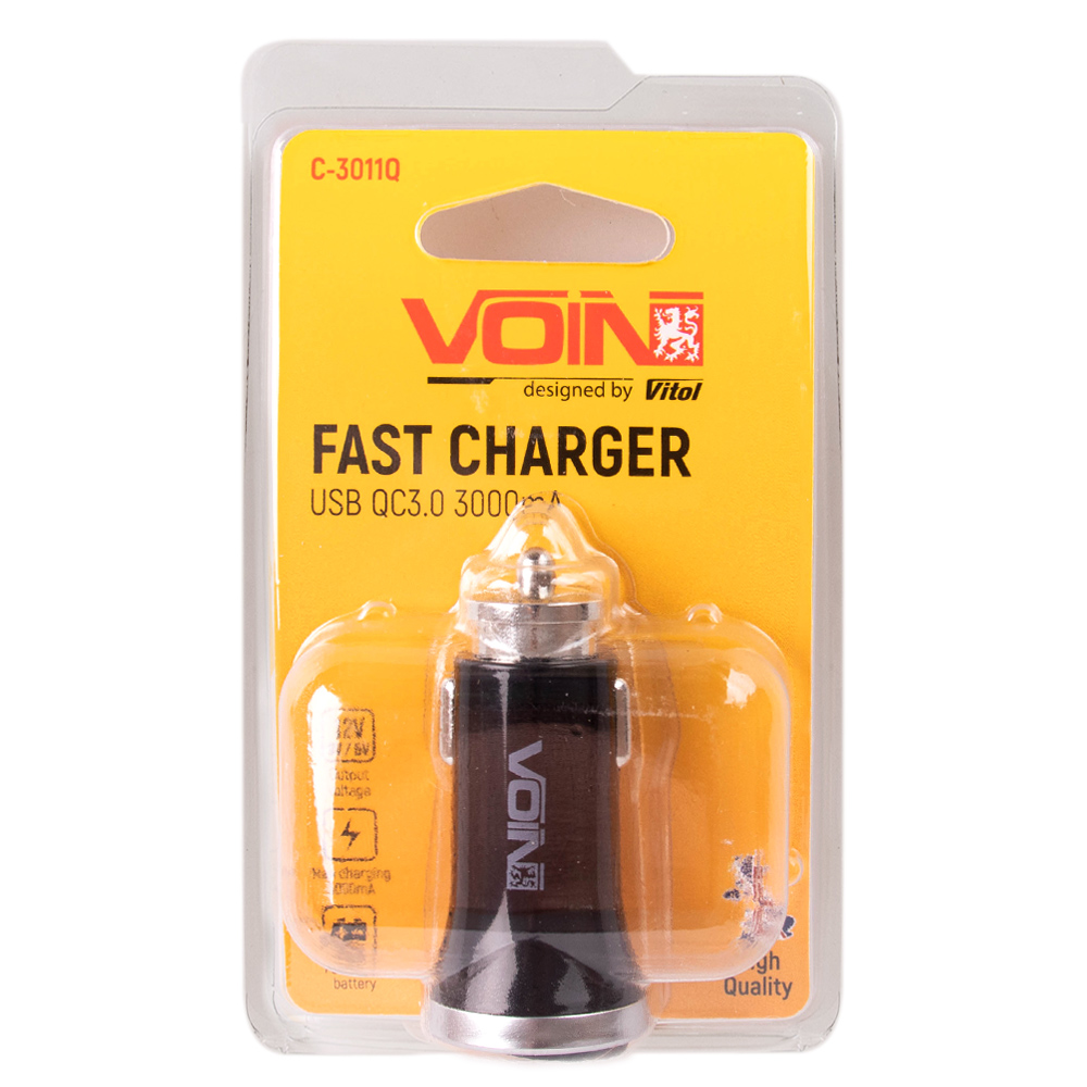 ������������ �������� ������� VOIN C-3011Q 1USB (12/24V - 5V 3A, 9V 2A, 12V 1.5A)