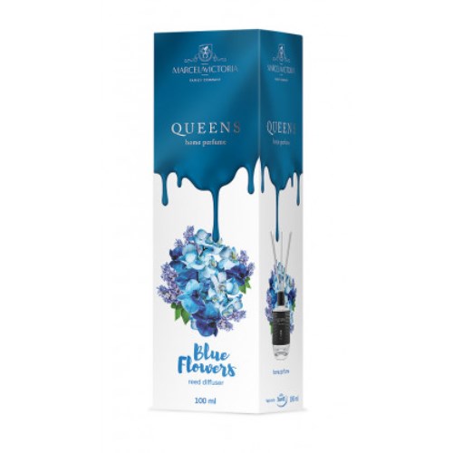 ������������ ����� ��� ����/����� Tasotti "Car & Home" QUEENS White 100ml  Blue Flowers