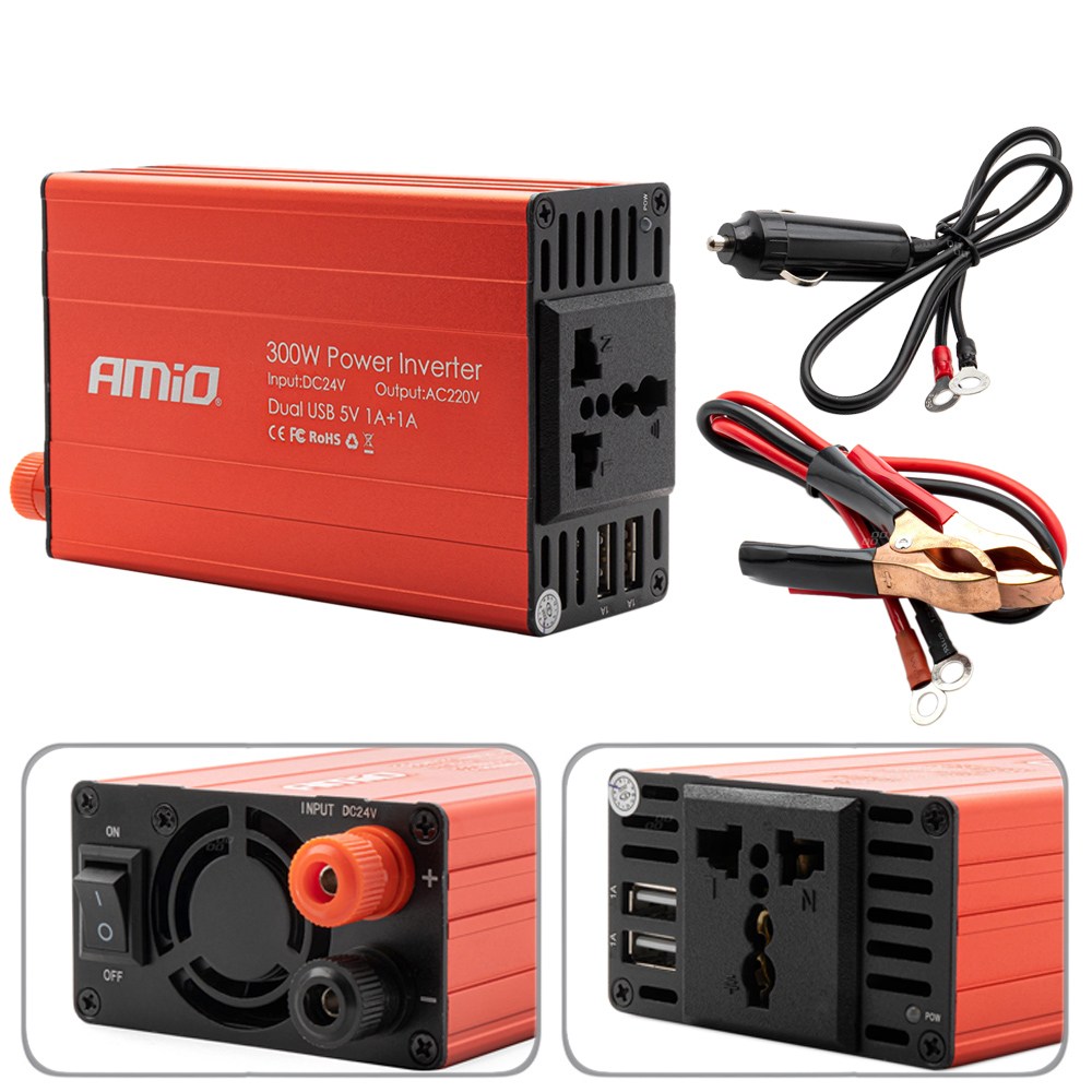 ������������ ������� AMiO PI04 24�/230� 300��/600�� 2xUSB