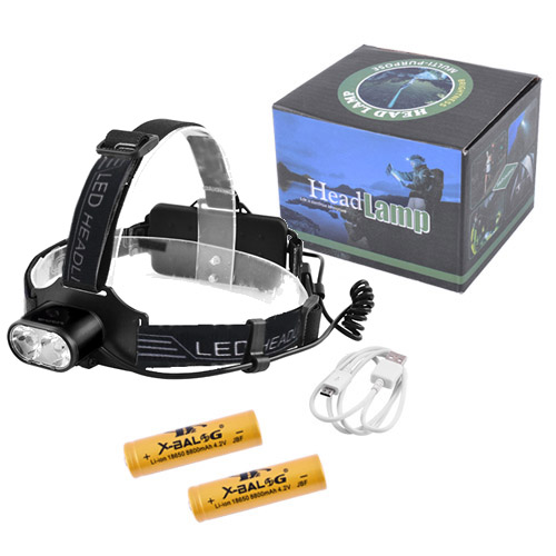 ˳���� �������� Police BL-2128-2T6, 2x18650, signal light, �� microUSB, Box