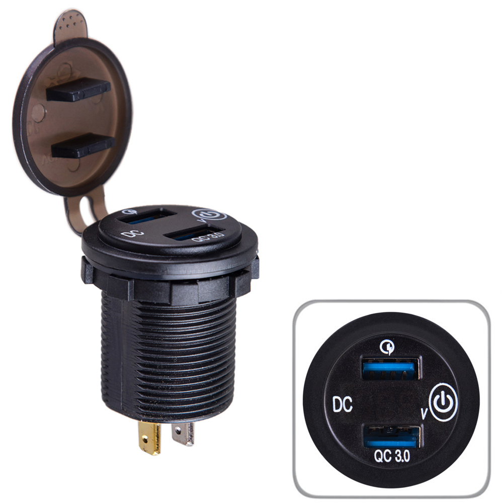 ������������ �������� ������� 2 USB 12-24V ����� � ������ + ��������� � ���������