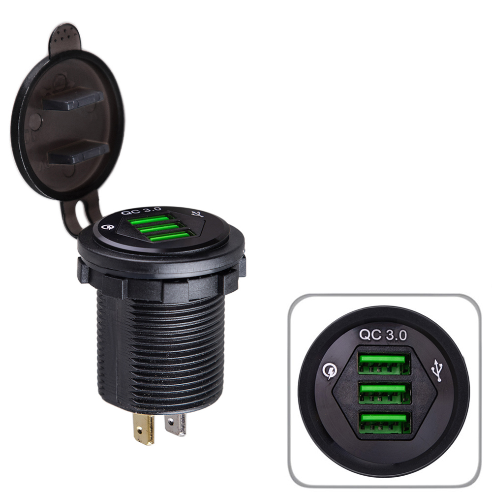 ������������ �������� ������� 3 USB 12-24V ����� � ������