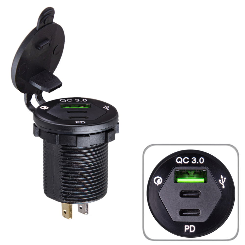 ������������ �������� �������  USB 5-12V3.0A + 2 TYPE-C+PD 12-24V ����� � ������