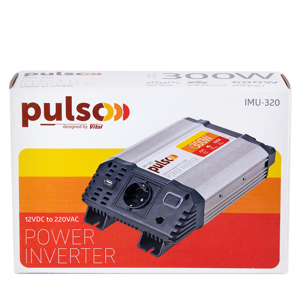 ������������ ������� PULSO/IMU 320/12V-220V/300W/USB-5VDC2.0A/���.�����/����������+�����