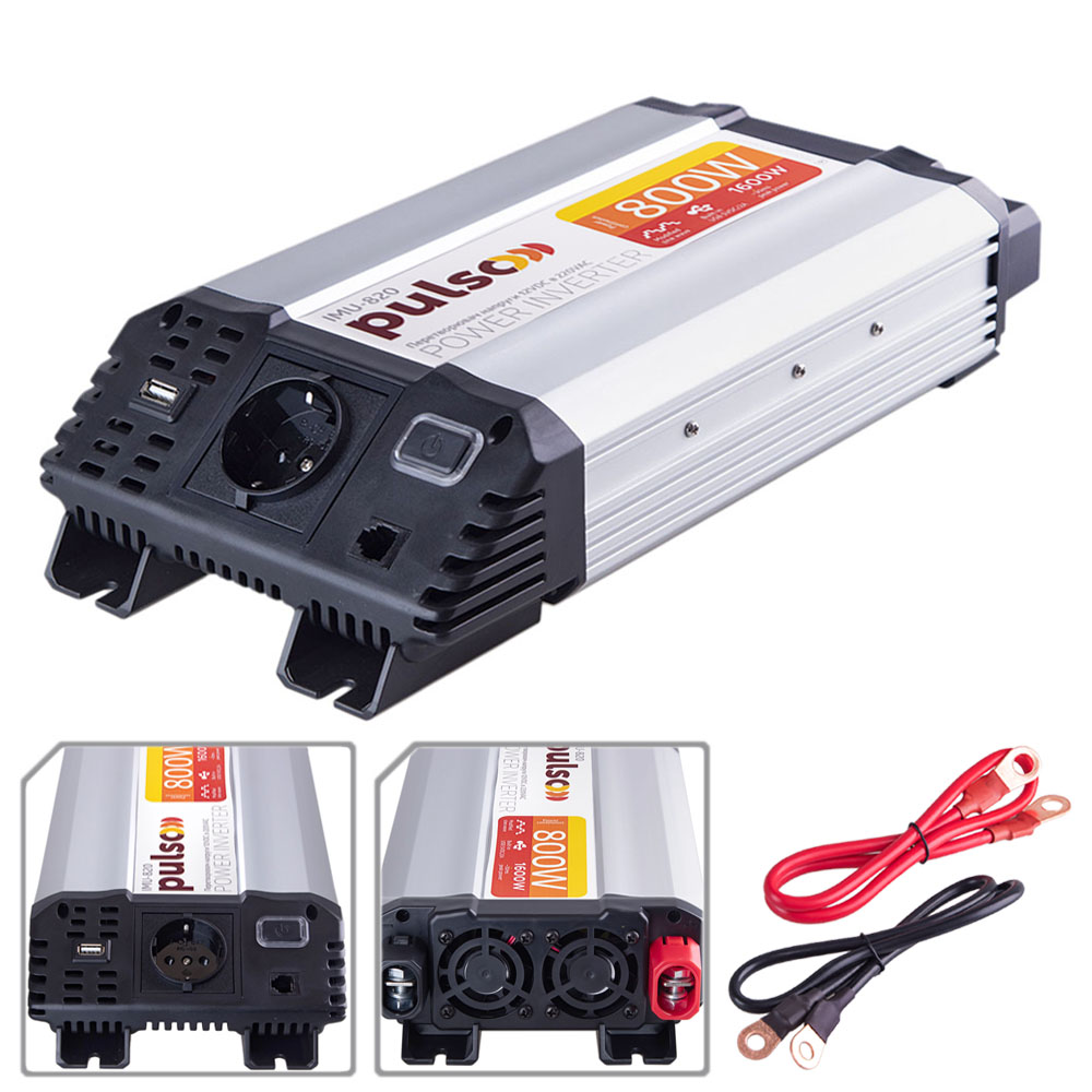������������ ������� PULSO/IMU-820/12V-220V/800W/USB-5VDC2.0A/���.�����/�����