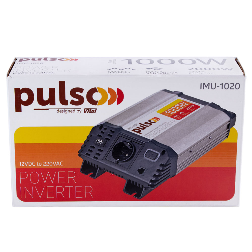 ������������ ������� PULSO/IMU-1020/12V-220V/1000W/USB-5VDC2.0A/���.�����/�����