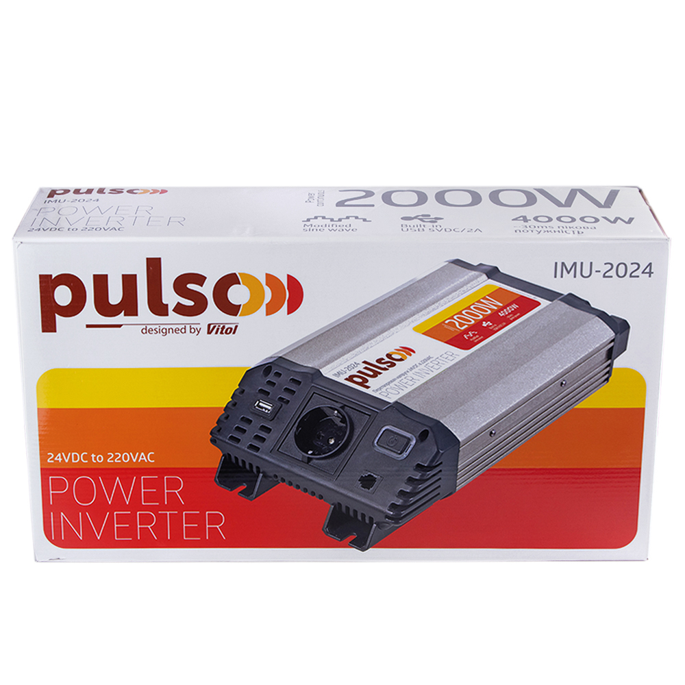 ������������ ������� PULSO/IMU-2024/24V-220V/2000W/USB-5VDC2.0A/���.�����/�����