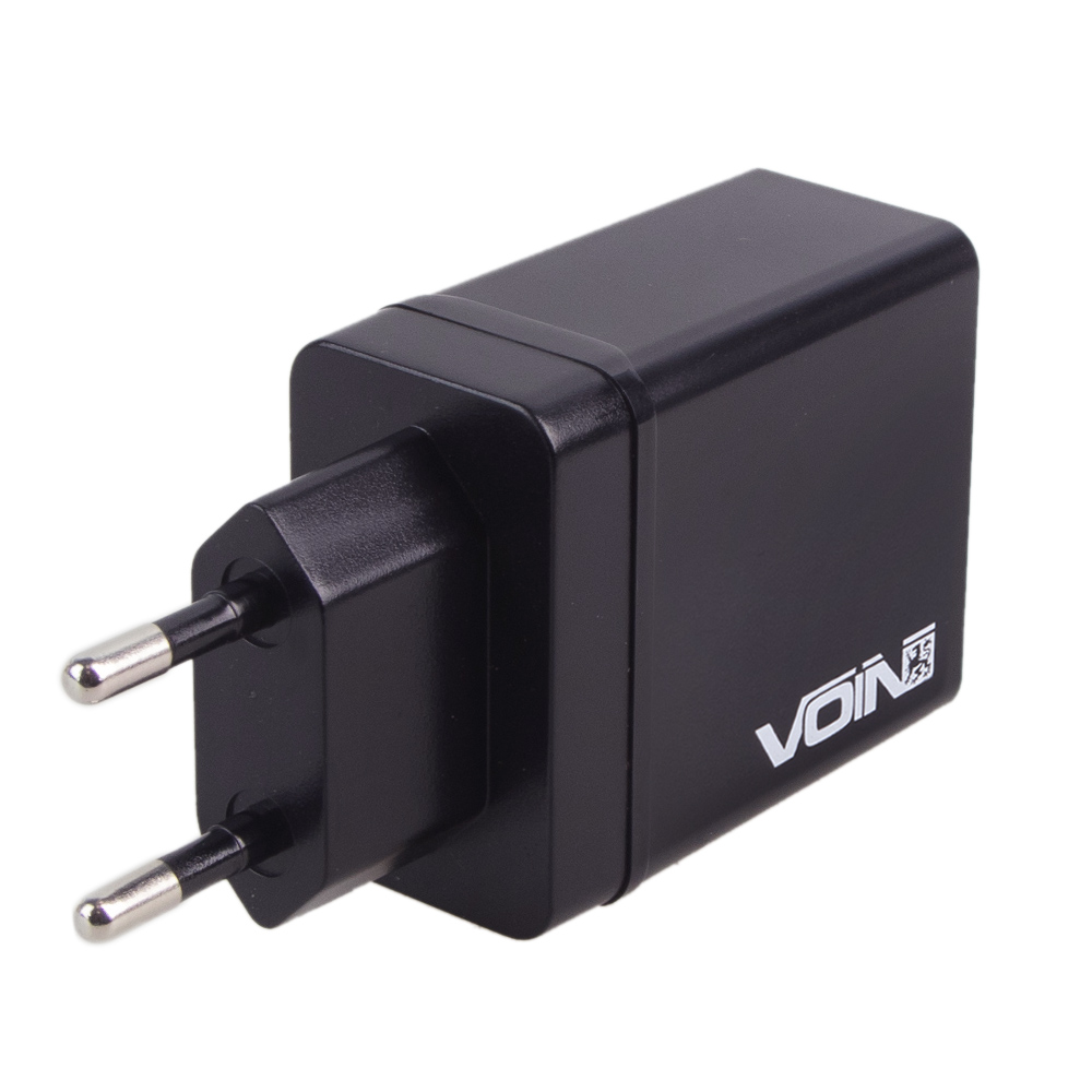 ��������� �������� ������� VOIN 30W, 3 USB, QC3.0 (Port 1-5V*3A/9V*2A/12V*1.5A. Port 2/3-5V2.4A)