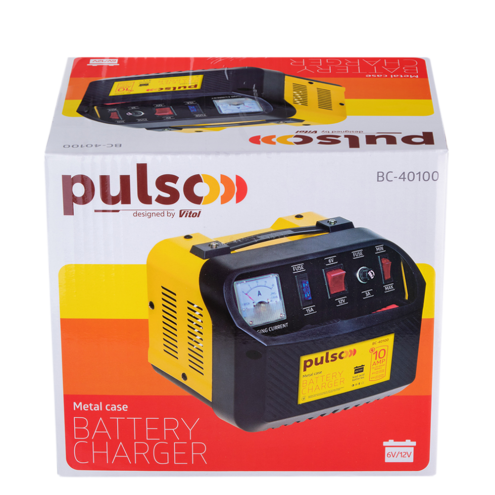 �������� ������� PULSO BC-40100 6&12V/10A/12-200AHR/��������� ���������.