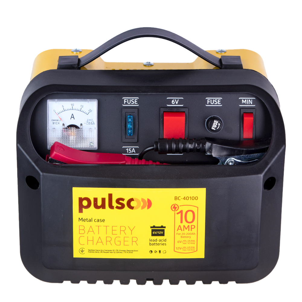 �������� ������� PULSO BC-40100 6&12V/10A/12-200AHR/��������� ���������.