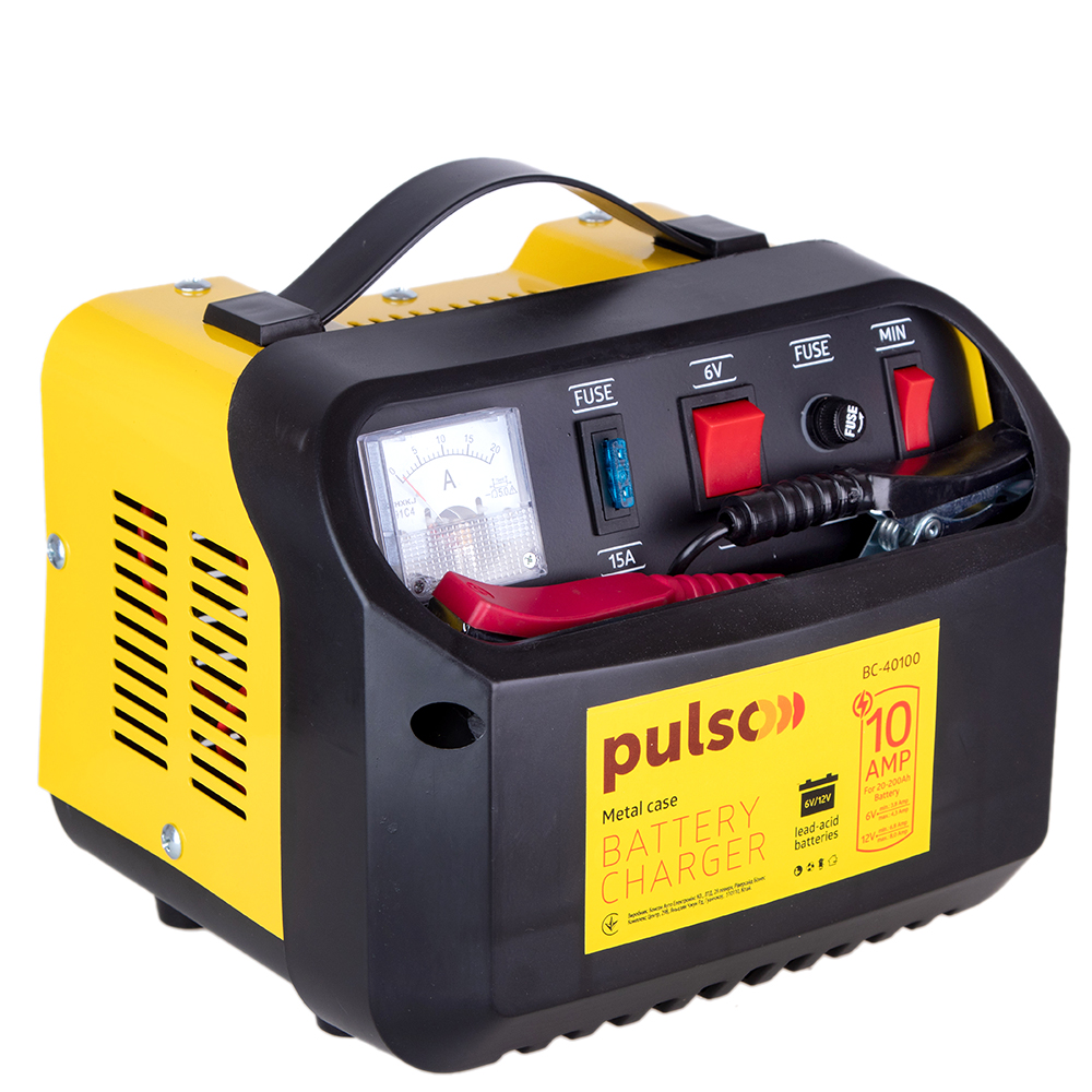 �������� ������� PULSO BC-40100 6&12V/10A/12-200AHR/��������� ���������.