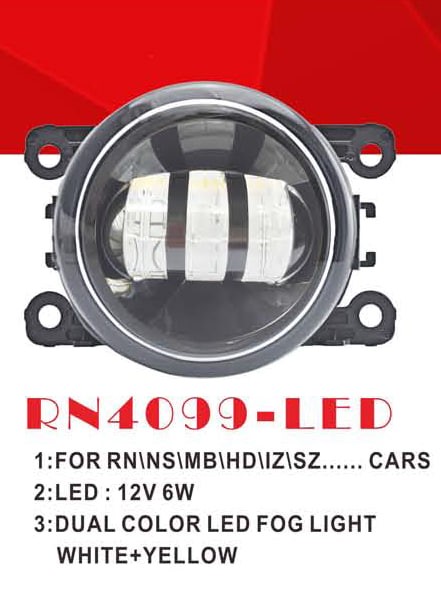 ���� ���. ������ Renault/HD/NS/MB/SZ Cars/RN4099-LED/12V6W/3000K&6000K/��.��������