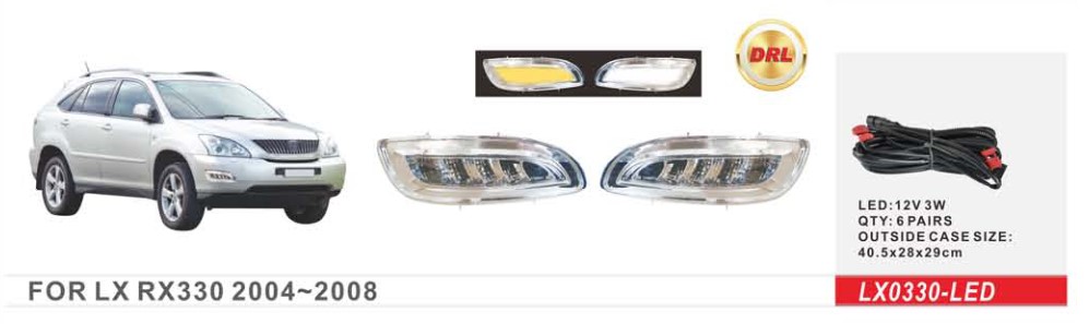 ���� ���. ������ Lexus RX 350 2004-09/LX0330-LED/DRL-12V3W/e�.��������