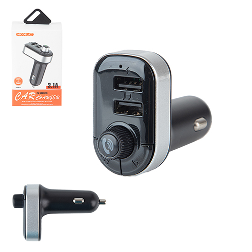 ��������� FM 12-24V 3.1A, Bluetooth 5.0, Hands-free (C-7)