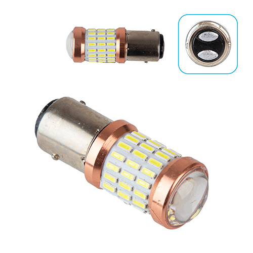 ����� PULSO/���������/LED 1157/51+9SMD-3014 with lens/12-24v/2w/300lm White