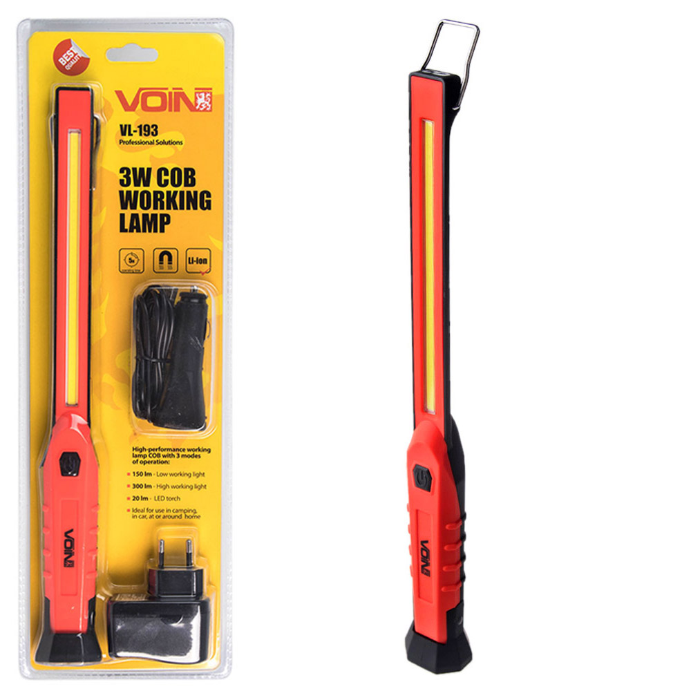 ��������� ����� "VOIN" VL-193 12V/220V/3W-COB+2 LED-��/���/������