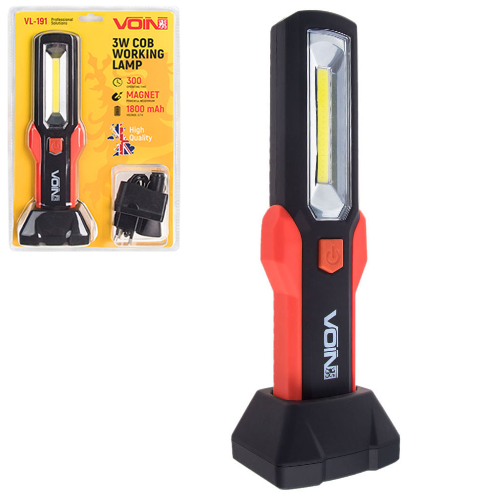 ��������� ����� "VOIN" VL-191 12V/220V/3W-COB+2 LED-��/���/������