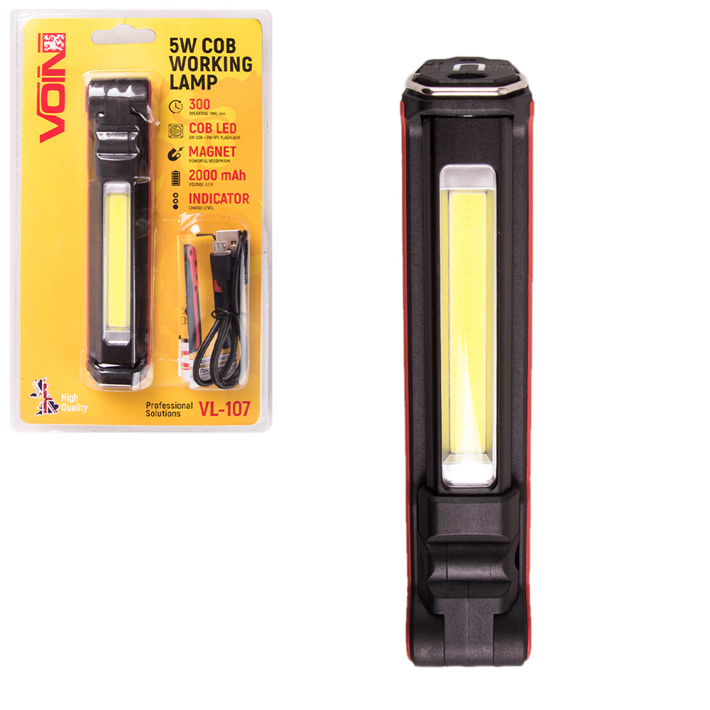 ��������� ����� "VOIN" VL-107, 5W-COB+3W XPE/��� 2000mAh/������/���. ������