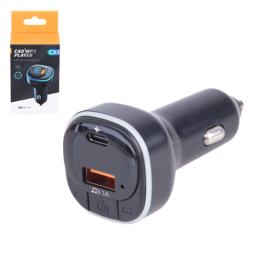 ��������� FM 5�1 C33 12-24v USB 5V-3.1A Type C 5V-3.1A BT5.0 RGB-ambient light