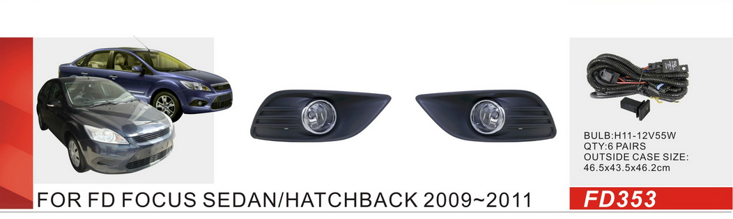 ���� ���. ������ Ford Focus Sedan 2009-11/FD-353/H11-12V55W/e�.��������