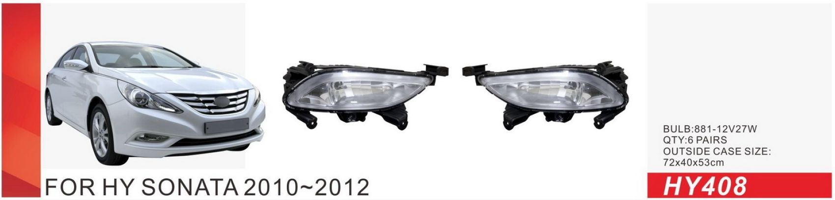 ���� ���. ������ Hyundai Sonata/2010-12/HY-408/881-12V27W