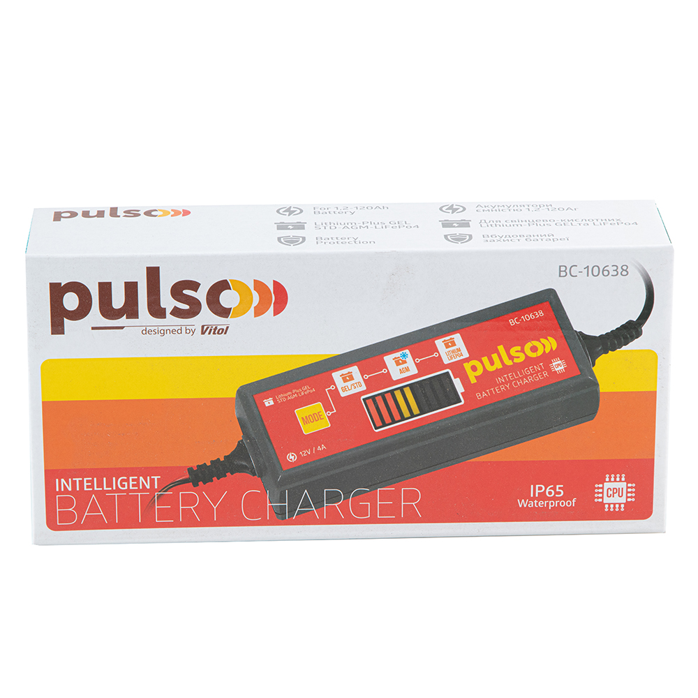 �������� ������� PULSO BC-10638 12V/4.0A/1.2-120AHR/LCD/I���������