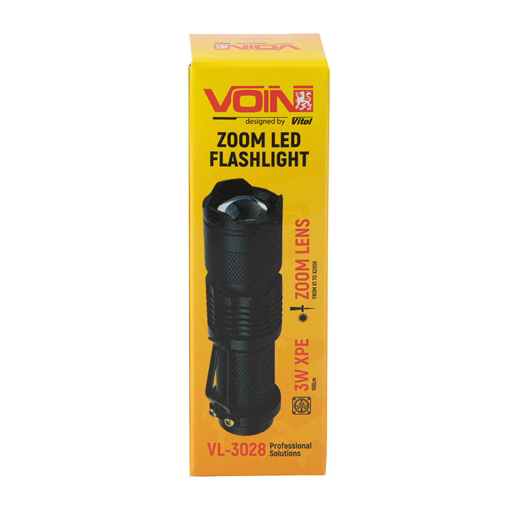˳������ ������ VOIN VL-3028, LED XPE, 100Lm, ���, �������, 1��� (�� � ��������)