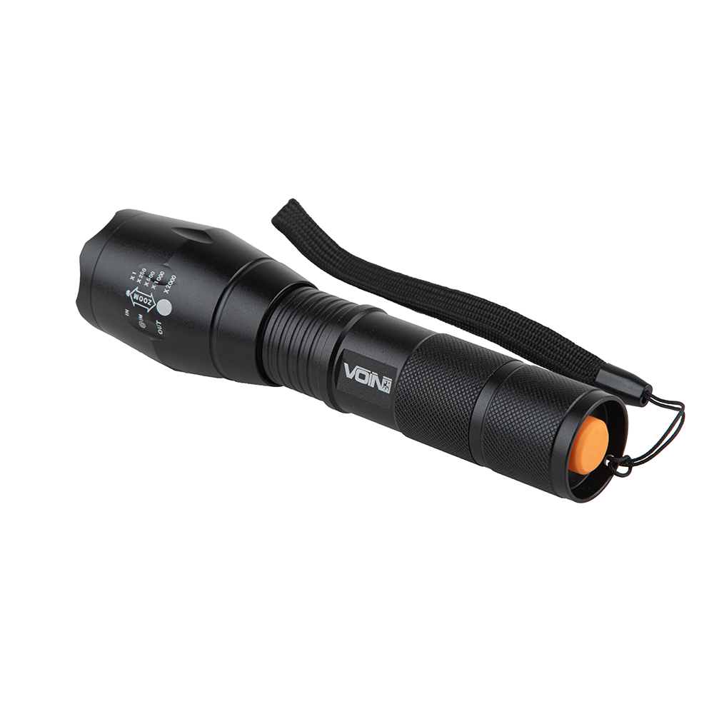 ˳������ ������ VOIN VL-8012, LED T6, 300Lm, ���, �������, 1�18650 ��� 3���� (�� � ��������)