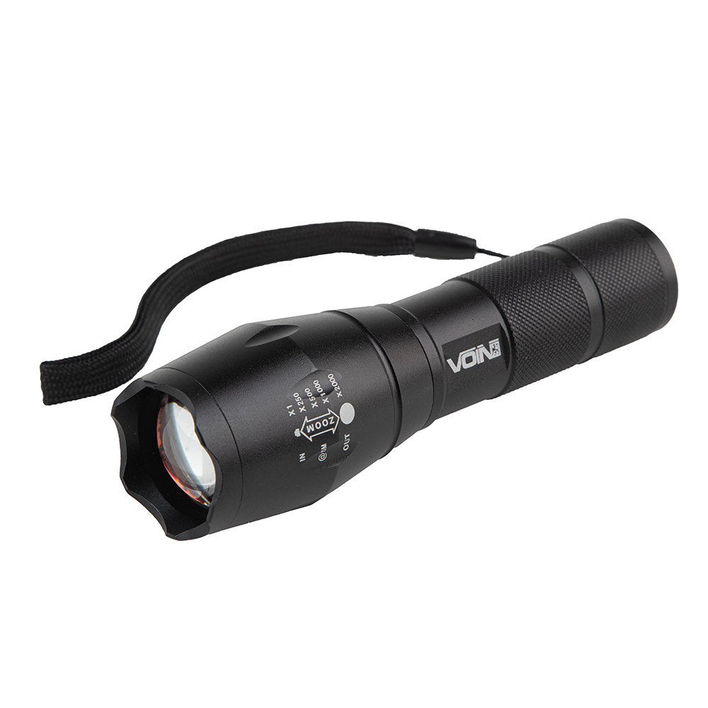 ˳������ ������ VOIN VL-8012, LED T6, 300Lm, ���, �������, 1�18650 ��� 3���� (�� � ��������)