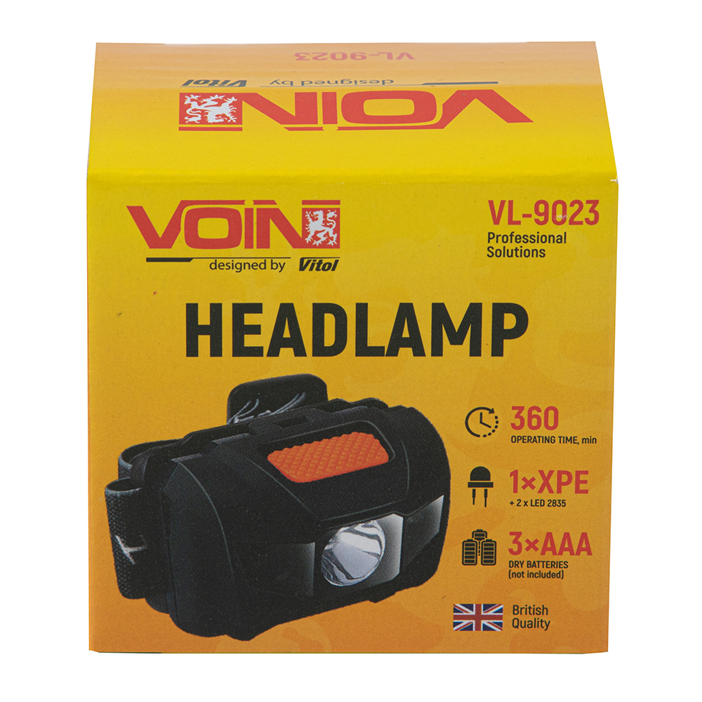 ˳���� �������� VOIN VL-9023, XPE+2x2835 /3xAAA (�� � ��������)