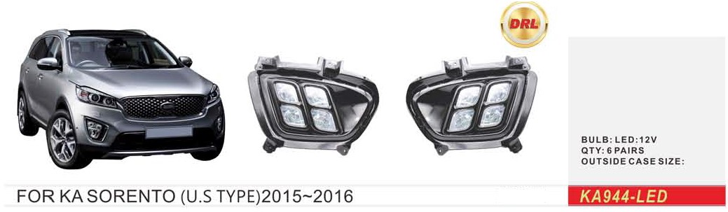 ���� ���. ������ KIA Sorento/2016-18/KA-944-LED/U.S TYPE/DRL