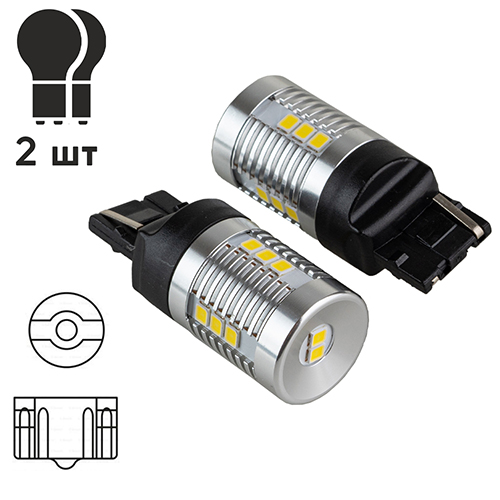 ����� PULSO/���������/LED 7440/W3x16d/14SMD-2835/1�������/9-18v/1050lm/WHITE