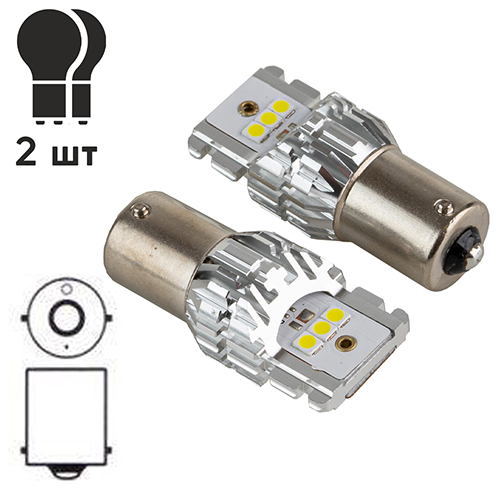 ����� PULSO/���������/LED 1156/BA15s/6SMD-2835/9-32v/1050lm
