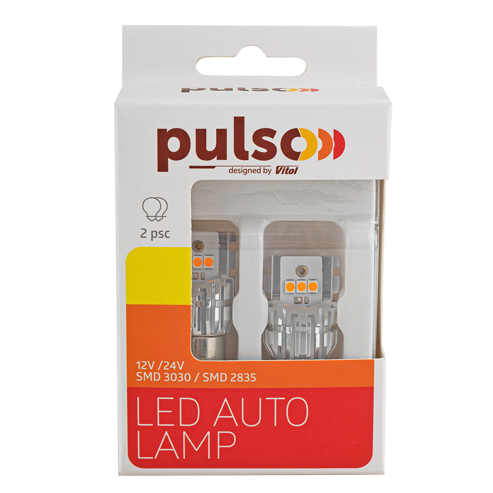 ����� PULSO/���������/LED 1156/BAU15s/6SMD-2835/9-32v/1050lm