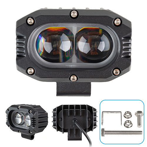 ���� �������� ����� WLP-20S8 SPOT 2Led*20W (102*66*95)/ 9-36V/40W/4300K-6000K