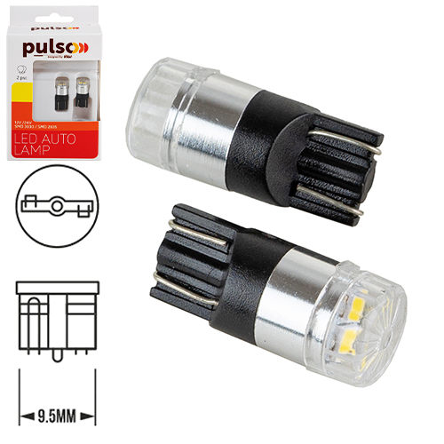 ����� PULSO/���������/LED T10/W2.1x9.5d/2SMD-2835/9-18v/120lm