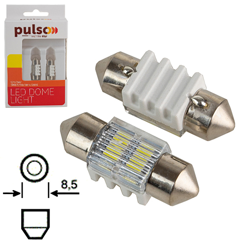 ����� PULSO/�������/LED SV8.5/T11x31mm/2 SMD-5730/9-18v/80Lm