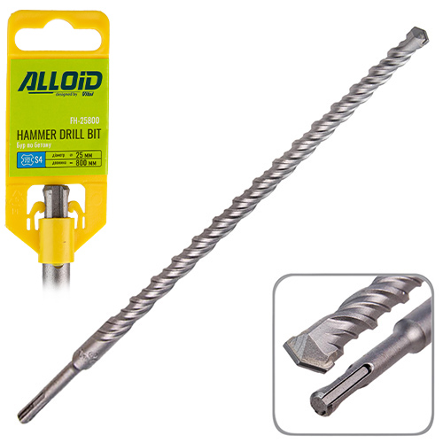 ��� �� ������ SDS-plus S4 25x800�� Alloid