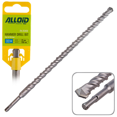 ��� �� ������ SDS-plus S4 25x450�� Alloid