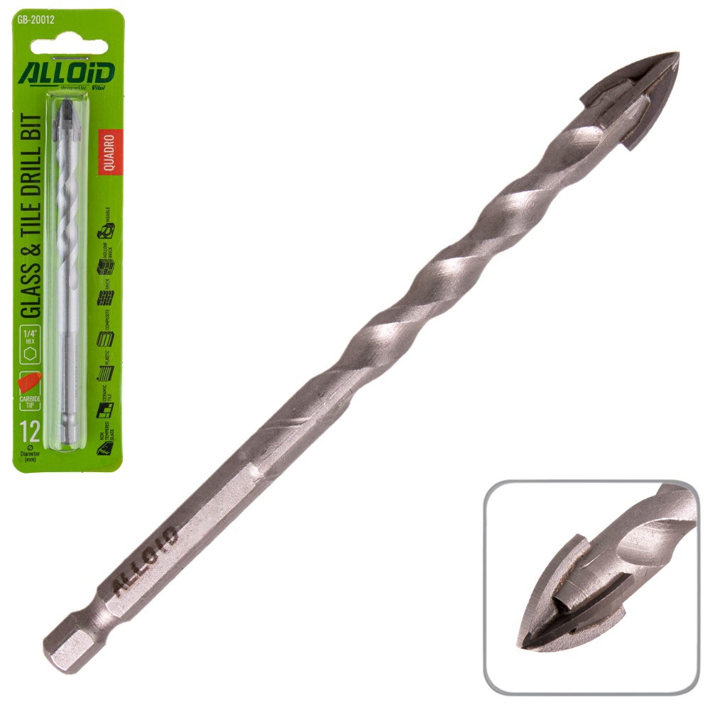 ������� �� ���� �� ������� QUADRO 12��, ��������� HEX 1/4" Alloid, L= 120mm