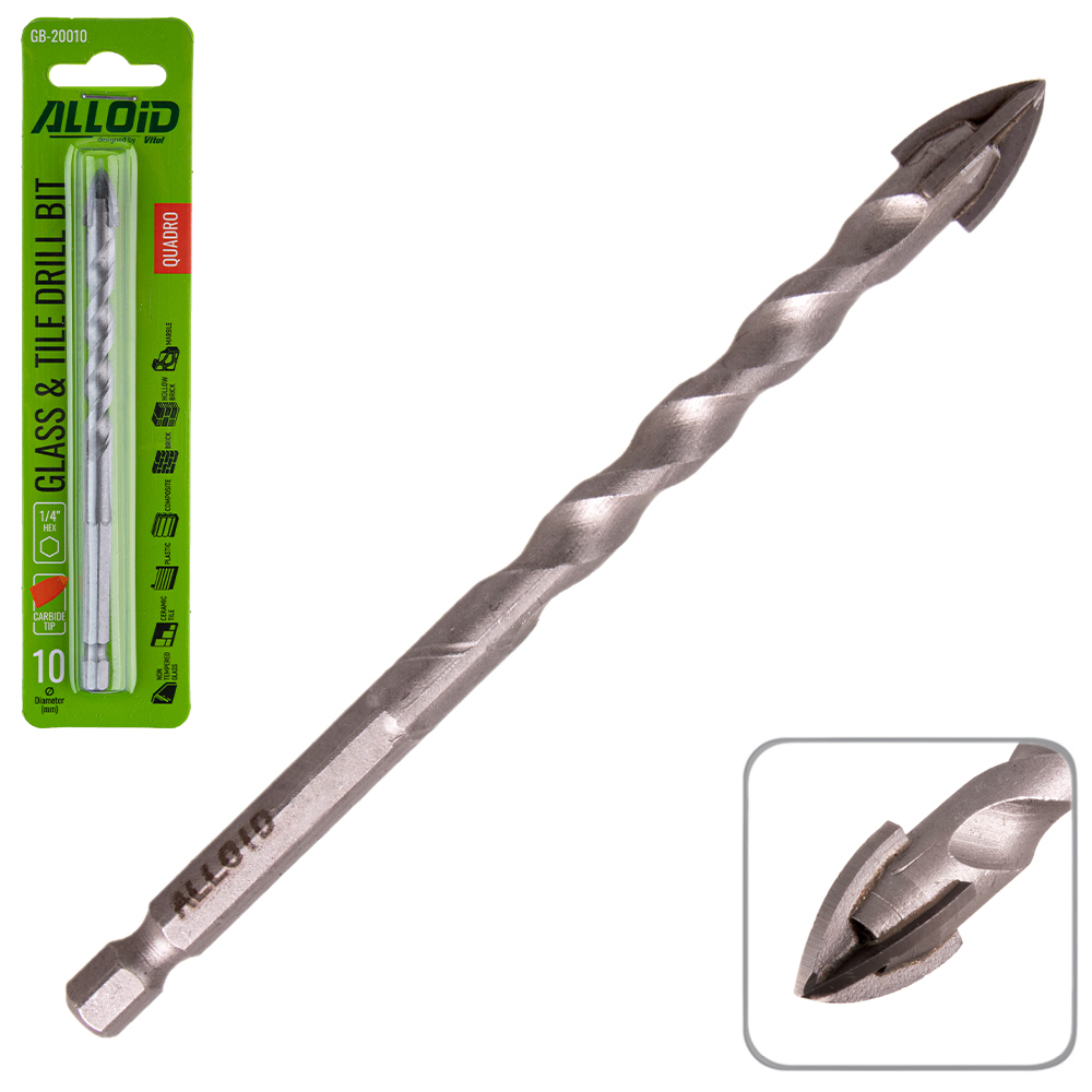 ������� �� ���� �� ������� QUADRO 10��, ��������� HEX 1/4" Alloid, L= 120mm