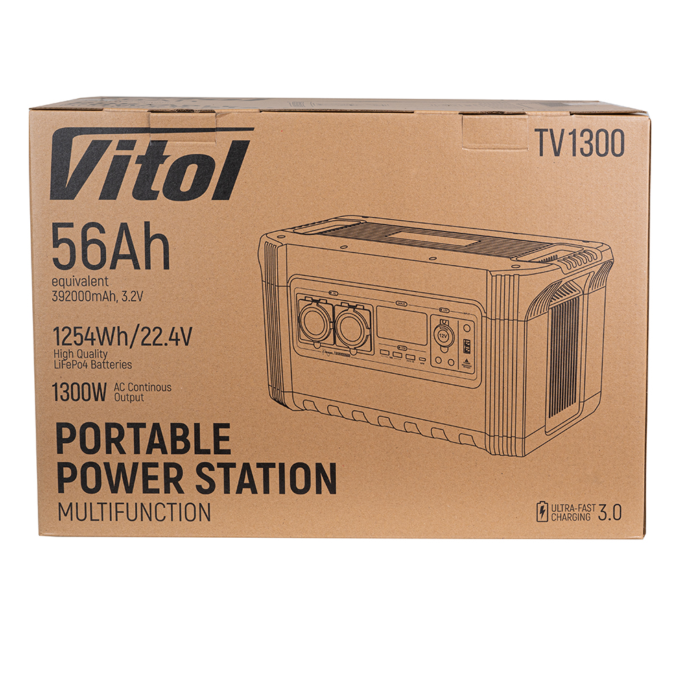 ���������� ������� �������� Vitol TV1300, 220�/1300��/LiFePo4 1254��/���, ������. ����