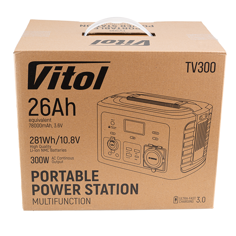 ���������� ������� �������� Vitol TV300, 220�/300��/Li-ion NCM 281��/���, ������. ����