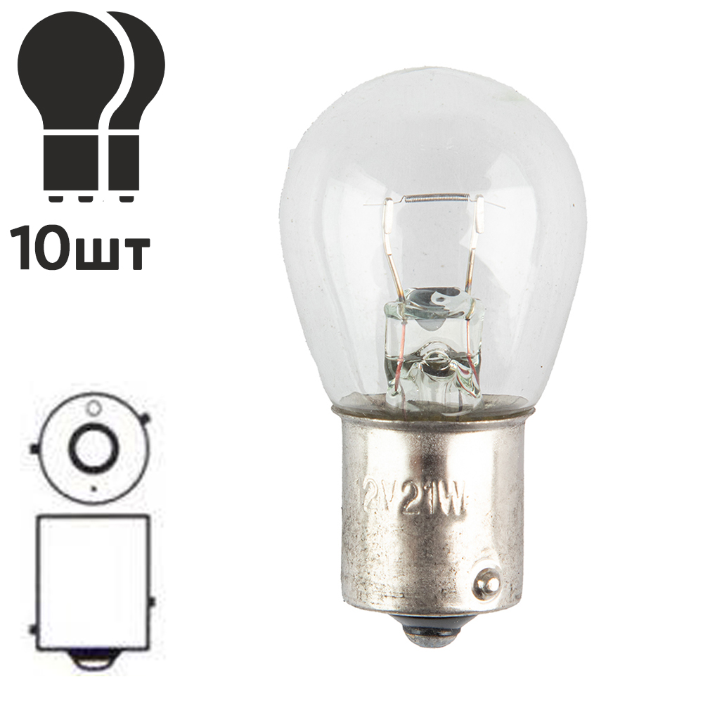 ����� PULSO/��������� S25/BAU15s/P21W 24�/21�� clear/�������/1 ����