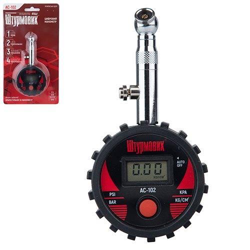 �������� ���������/AC-102/LCD �������/LED �i����/psi-bar-�g/��2-kpa/0~10