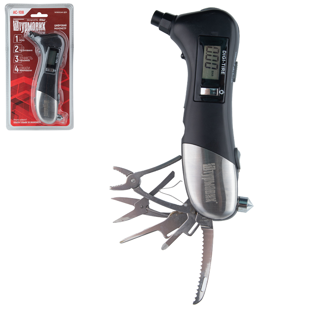 �������� ���������/AC-108/LCD �������/LED/psi-bar-�g/��2-kpa/0~10