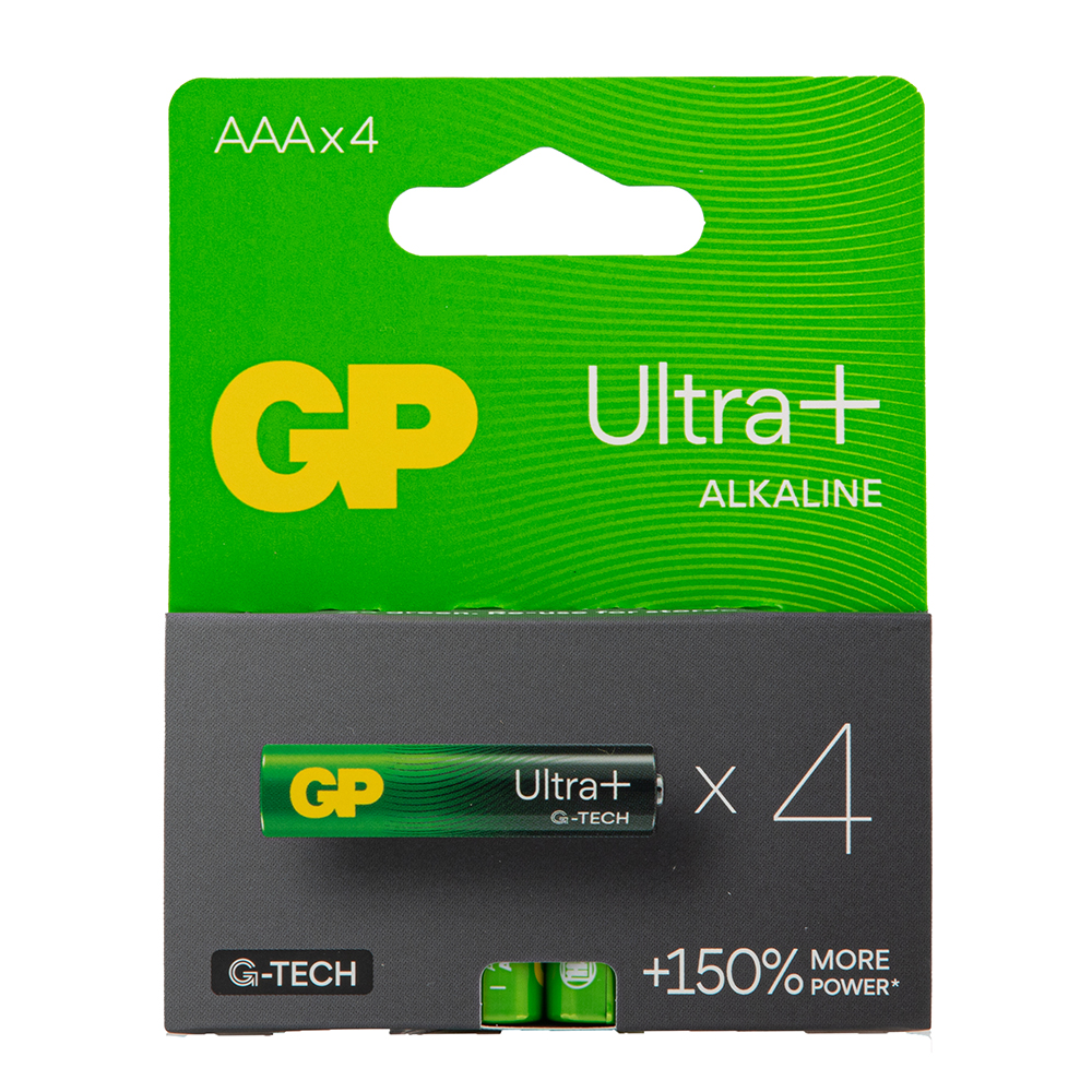 ��������� GP ULTRA PLUS ����� LR03 ��� (4 �� �� ������)