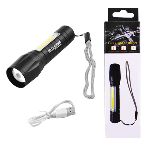 ˳���� Police 511-XPE+COB, Li-Ion ����������, zoom, �� mircoUSB
