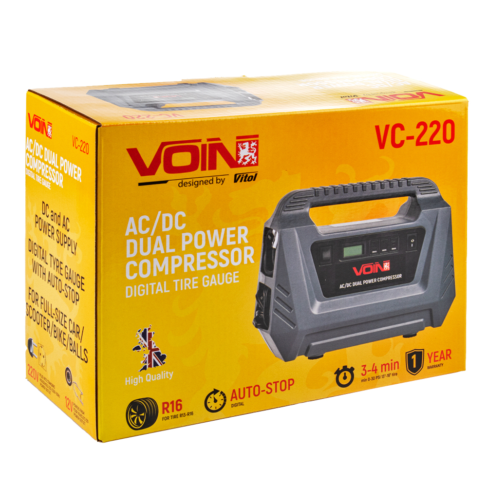 ��������� ������������ "VOIN" VC-220 116psi/10�/25�/AC /DC/��������